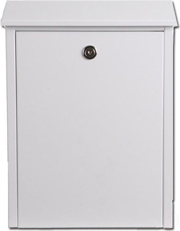 Allux - 200 - Brievenbus - Wit - Verzinkt Staal