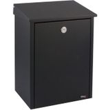 Allux - 200 - Brievenbus - Zwart - Verzinkt Staal - Automatenslot