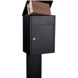 Allux - Pakketbus - Zwart - Gegalvaniseerd Staal - Geschikt voor Wandmontage