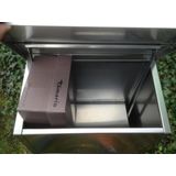 Brievenbus - Roestvrij Staal - Zwart - Waterdicht