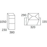 Allux - Pakketzuil - Antraciet - Allux 600