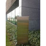 Allux - 600 - Pakketbrievenbus - RVS