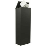 Allux - 600 - Pakketbrievenbus - Zwart - Staal Gepoedercoat