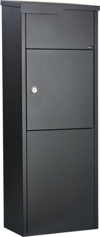 Allux 650 - Pakketbrievenbus - Zwart - Staal - Vrijstaand