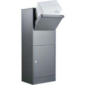 Allux - 800L - Pakketbrievenbus - Antraciet - Gegalvaniseerd Staal