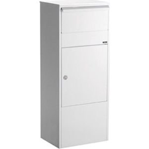 Allux - 800 - Pakketbrievenbus - Wit - Gegalvaniseerd Staal