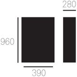 Allux - 800 - Pakketkast - Antraciet - Gegalvaniseerd Staal