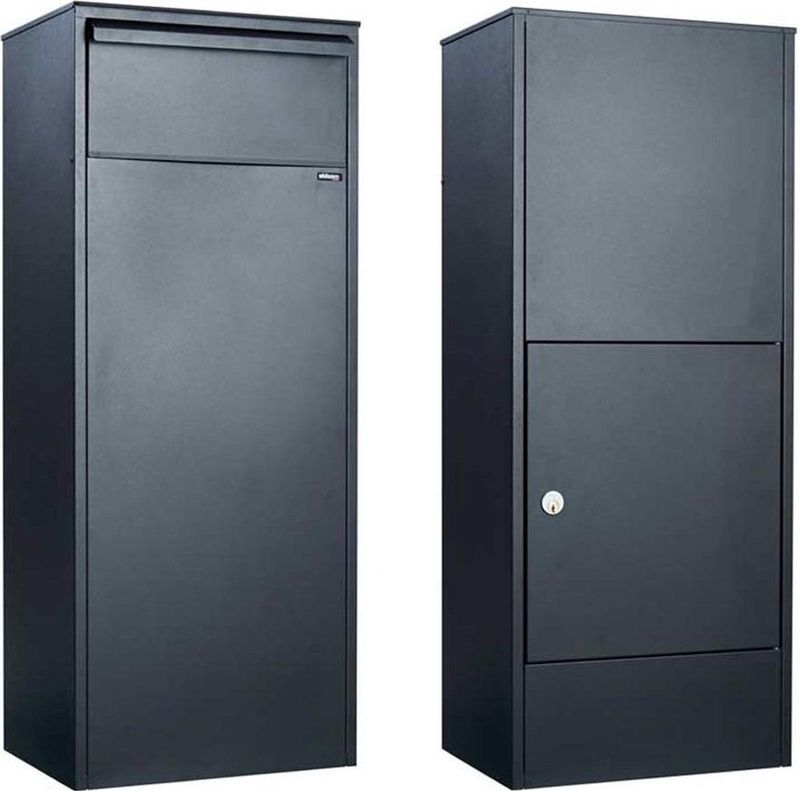 Allux 800 - Pakketzuil - Zwart - Gegalvaniseerd Staal