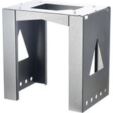 Allux 8002 - Montagepakket voor Pakketbrievenbussen - Grijs - Gegalvaniseerd Staal