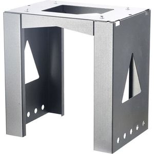 Allux 8002 - Montagepakket voor Pakketbrievenbussen - Grijs - Gegalvaniseerd Staal