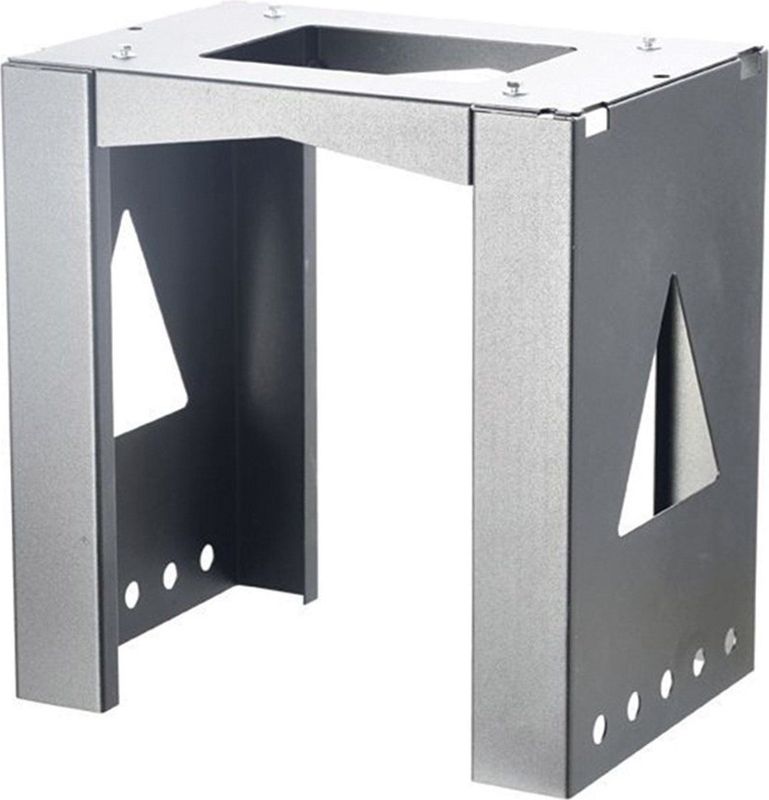 Allux 8002 - Montagepakket voor Pakketbrievenbussen - Grijs - Gegalvaniseerd Staal