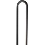 Allux - 1007 - Brievenbusstatief - Zwart - Ronde Buis - Bevestigingsmateriaal Inbegrepen