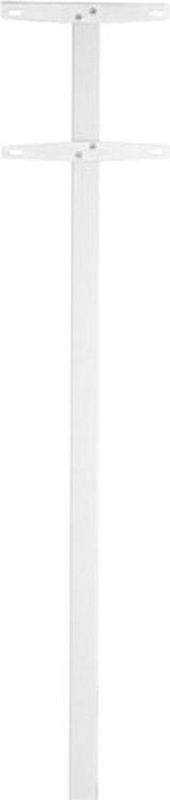 Allux - Statief 1003 - Brievenbus Statief - Wit - Gegalvaniseerd Staal