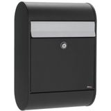 Allux - 5000 - Brievenbus - Zwart - Staal - Automatenslot