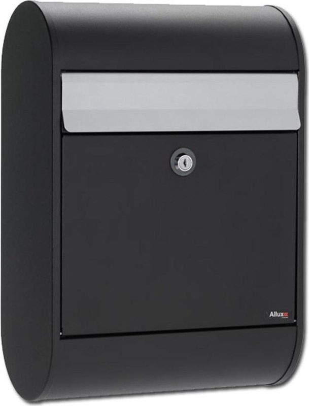 Allux - 5000 - Brievenbus - Zwart - Staal - Automatenslot