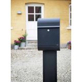 Allux - 8900 - Brievenbus - Zwart - Gegalvaniseerd Staal