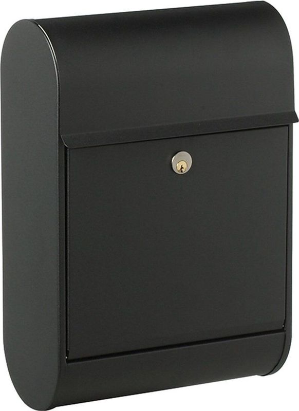 Allux - 8900 - Brievenbus - Zwart - Gegalvaniseerd Staal