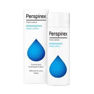 PERSPIREX Anti-transpirant voetlotion 100 ml anti-transpirant deodorant lotion voor zweetvoeten tot 3 dagen bescherming en frisheid bewezen om zweet te verminderen
