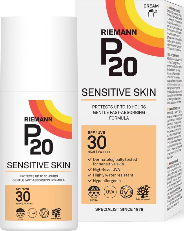 P20 - Sensitive Skin SPF 30 - Zonnebrand Gevoelige Huid - 200 ml