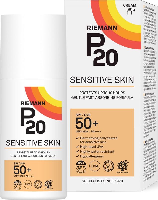 P20 Sensitive SPF 50+ - Zonnebrand lotion gevoelige huid - factor 50+ - 200 ml
