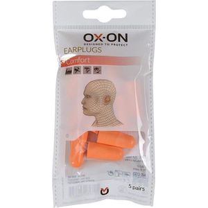 OX-ON Comfort earplugs-oordoppen-herriestoppers - Set à 5 paar