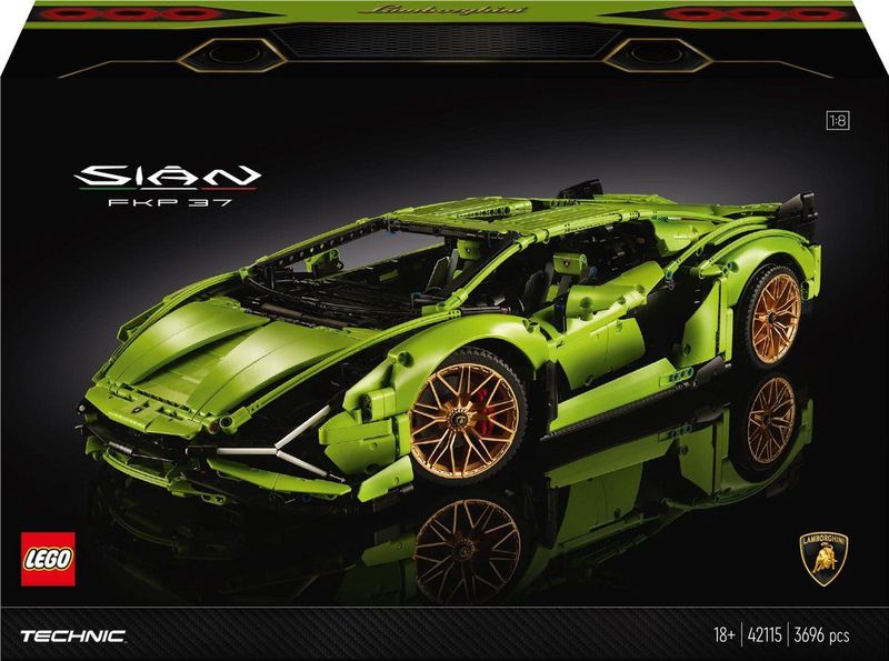 LEGO® Technic - Lamborghini Sián FKP 37 - Bouwstenen - 3696 Stenen