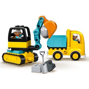 LEGO DUPLO Truck & Graafmachine met rupsbanden - 10931