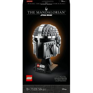 LEGO Star Wars - Mandalorian Helm - Bouwpakket - Voor Volwassenen - Decoratie Set
