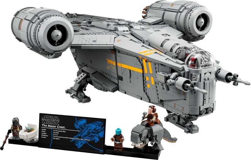 LEGO Star Wars De Razor Crest, UCS Mandalorian Starship Bouwset voor Volwassenen- 75331