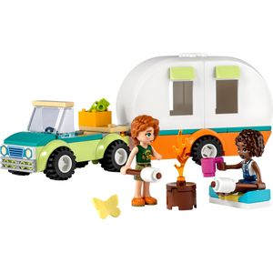 LEGO Friends Kampeervakantie Set met Caravan en Auto en Minipoppetjes- 41726
