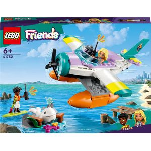 LEGO Friends Reddingsvliegtuig op zee Vliegtuig Speelgoed en Dieren Figuren Set - 41752