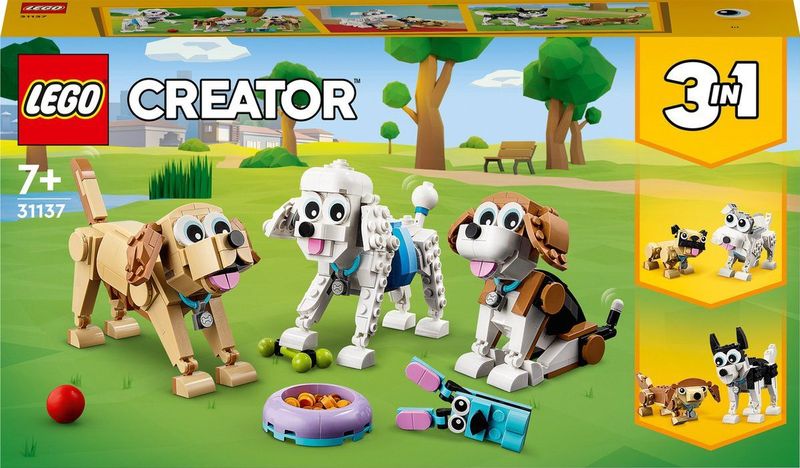 LEGO - Creator 3in1 - Schattige Honden - Bouwstenen
