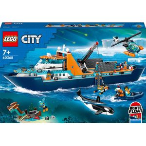 LEGO City Poolonderzoeksschip Groot Drijvend Boot Speelgoed Set voor Kinderen 7+ - 60368