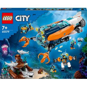 LEGO City Duikboot voor Diepzeeonderzoek Onderwater Set - 60379