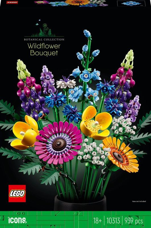 LEGO - Botanicals Wilde Bloemen Boeket - Knutselen - Nepbloemen - Kantoor Decoratie