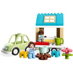 LEGO DUPLO Stad Familiehuis op wielen, Peuterspeelgoed - 10986