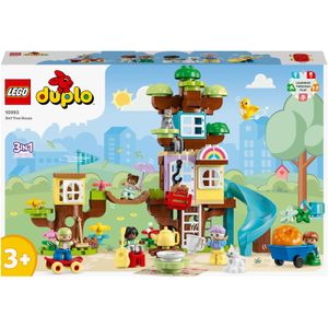 LEGO DUPLO - Boomhut - Educatief Speelgoed - Leerzaam - 3 Jaar en Ouder