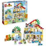 LEGO DUPLO - 3in1 Familiehuis - Bouwstenen - Inclusief Poppetjes en Dieren