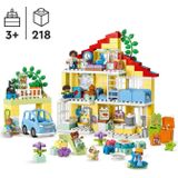 LEGO DUPLO - 3in1 Familiehuis - Bouwstenen - Inclusief Poppetjes en Dieren
