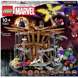 LEGO Konstruktionsspielzeug Marvel Super Heroes Spider-Mans großer Showdowns