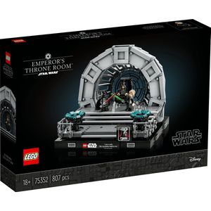 LEGO Star War Troonzaal van de Keizer Diorama Modelbouw Set 75352
