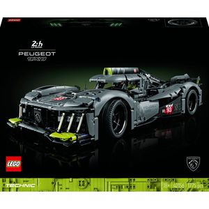 LEGO Technic PEUGEOT 9X8 24H Le Mans Hybrid Hypercar Modelauto Bouwpakket voor Volwassenen - 42156