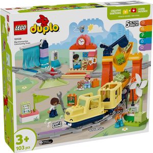 Speelgoedtrein 4-Delig Hogesnelheid - Terugloop Trein Met Koppelfunctie Voor Kinderen Vanaf 3 Jaar