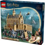LEGO Harry Potter Kasteel Zweinstein: de Grote Zaal, Speelgoed voor Kinderen, Bouwpakket met 11 Minifiguren waaronder Hermelien Griffel, Magisch Cadeau voor Jongens, Meisjes en Fans 76435
