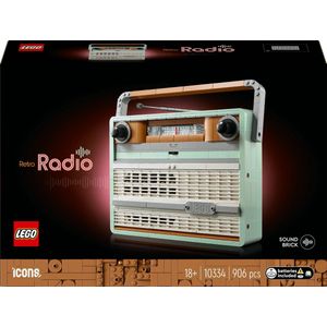 LEGO Icons Retro draagbare radio - 10334