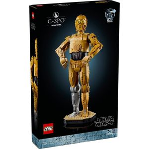 LEGO - C-3PO - Bouwset - Geel - Kunststof - Inclusief Standaard
