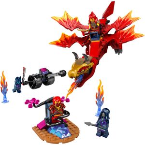 LEGO NINJAGO - Kai's Brondrakenstrijd - Bouwset - Rood - Inclusief 4 Minifiguren