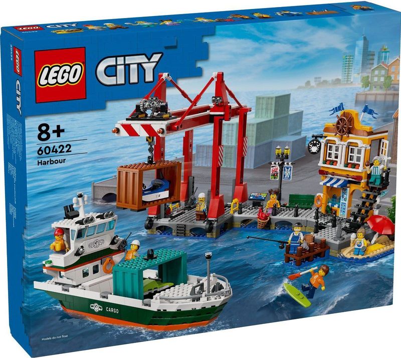 LEGO - City Haven - Bouwset - Vrachtschip - Inclusief Minifiguren