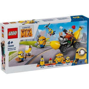 Lego - Bananenauto - Bouwspel - Met 4 Minions - Creatieve Speelset