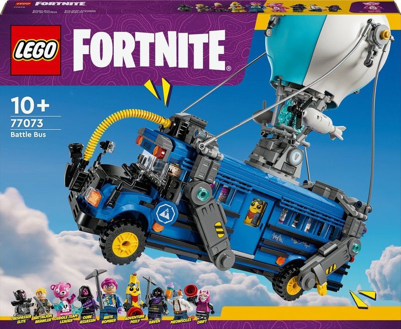 LEGO Fortnite Battle Bus - Speelgoed - 9 Personage Figuren - 77073